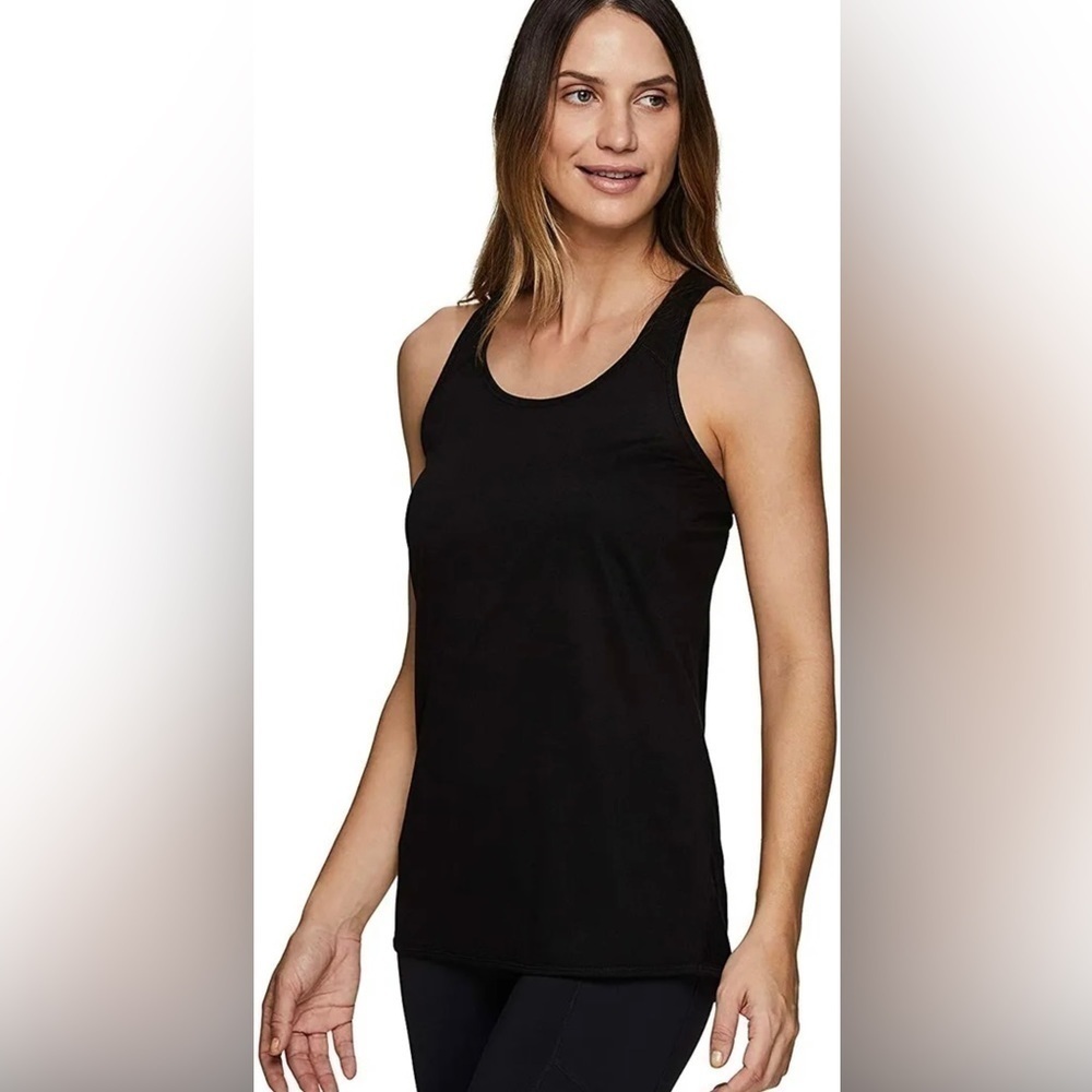 RBX Active Women's Fashion Back Detail Flowy Yoga Tank Top size L
